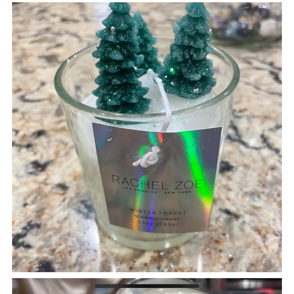 Rachel Zoe Christmas tree candle